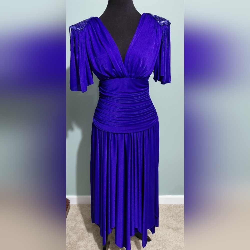 Vintage 80s Cocktail Dress Betsy & Adam